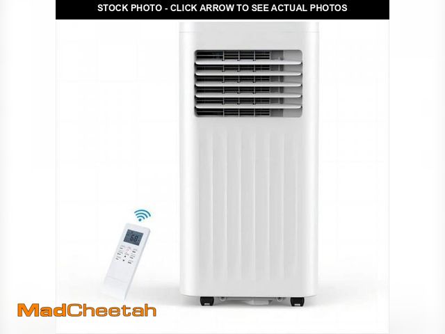 Lot 74-12032043 - COWSAR 10,000 BTU (6,000 BTU DOE) 115-Volt Quiet 54 dB Portable Air Conditioner w/Dehumidifier &amp;...