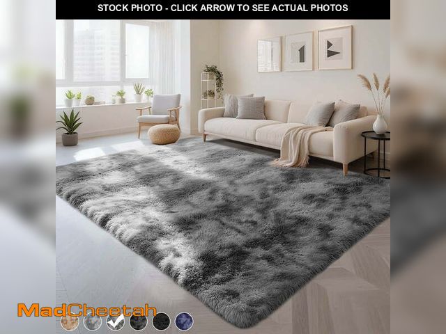 Lot 74-12678001 - CozyDesg 8ft x 10ft Area Rugs, Soft Fluffy Area Rugs Floor Mat Floor Rugs for Living Room Bedroom Mo...