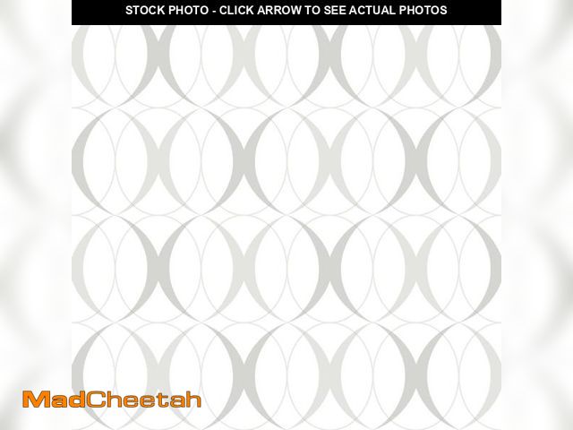 Lot 74-12137156 - NuWallpaper NU1704 Circulate Light Silver Peel &amp; Stick Wallpaper - UNUSED