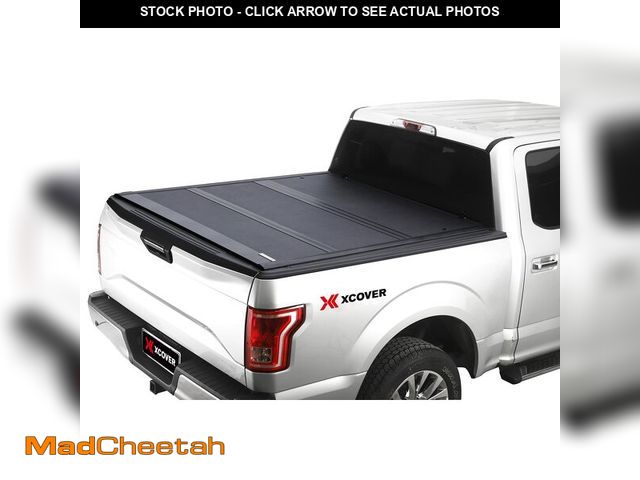 Lot 74-12661264 - XCOVER Low Profile Hard Folding Truck Bed Tonneau Cover, Compatible with 2022-2025 Frontier 5' Bed, ...