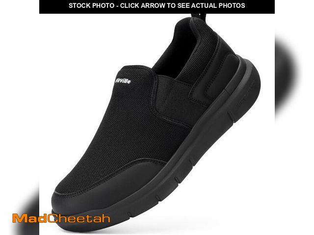 Lot 74-14208632 - FitVille Men's Extra Wide Slip on Walking Shoes, Lightweight Non-Slip Breathable Casual Loafers for ...
