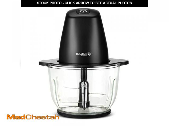 Lot 74-12141891 - Holstein Housewares Electric Food Chopper Ã¢â¬â 1.9 QT  8 Cup  Black  High-Powered Mini Food Proc...