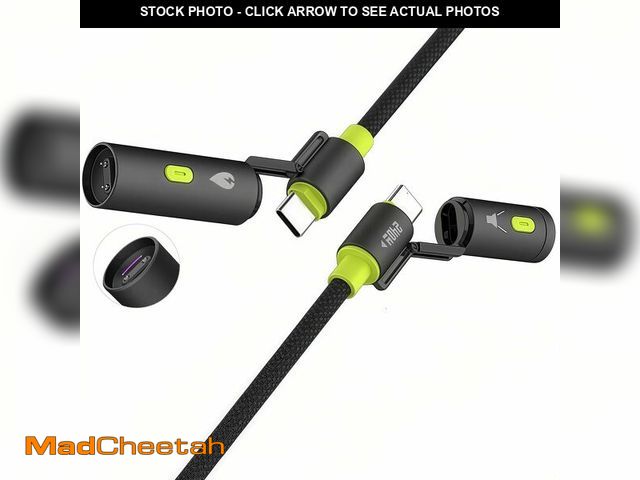 Lot 74-12970678 - chubbycable ChubbyWild 240W Rugged Charging Cable with Arc Ignite and Emergency Light USB C Fast Cha...