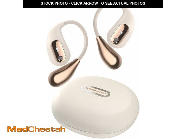 Lot 74-10956575 - Monster Open Ear AC210 Headphones, Bluetooth 5.4 Earphones Stereo Sound, Wireless Headphones 30 Hour...