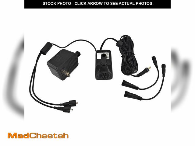 Lot 74-14152510 - SAC SMARTEN ARTS Submersible Water Pump - Quiet, 119GPH, 10W, 12V, 3.6ft Lift for Aquariums, Fountai...