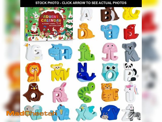 Lot 74-12697862 - Advent Calendar 2025 Animal Alphabet Matching Toy for Kids,26 Pcs Christmas Advent Calendar ABC Matc...