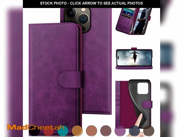 Lot 74-14266526 - DuckSky Compatible with iPhone 16 Pro Genuine Leather Wallet caseÃ£â¬ÂRFID BlockingÃ£â¬âÃ£â¬Â...