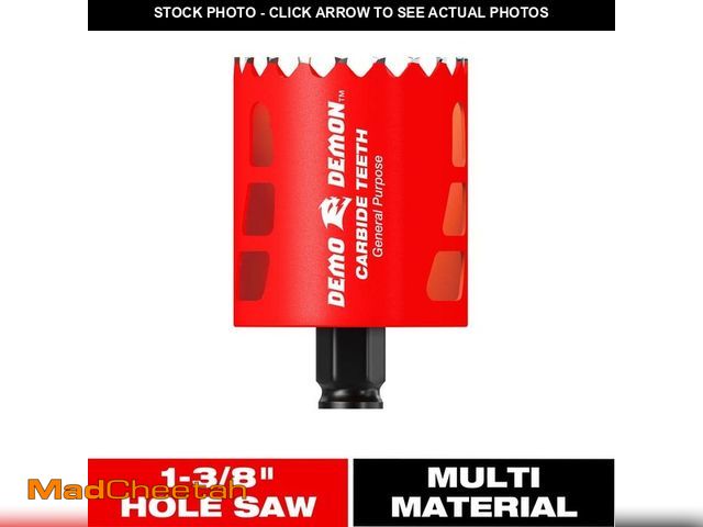 Lot 74-12780819 - DIABLO 2-3/8 in. Carbide Hole Saw with 2-3/8 in. Cutting Depth - UNUSED