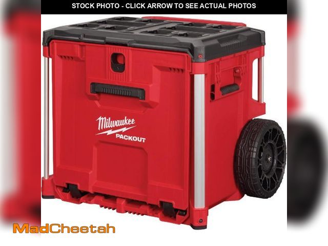 Lot 74-12519262 - Milwaukee 48-22-8420 PACKOUT Rolling Drawer Tool Box - USED