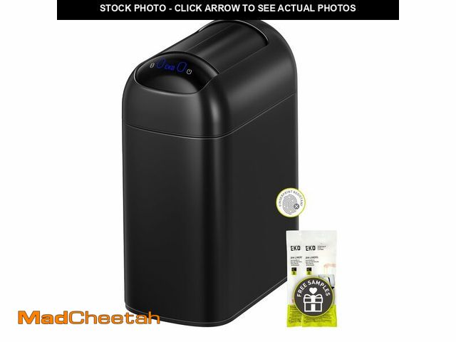 Lot 74-14296553 - EKO Astro Slim Sensor Trash Can, 10L / 2.6 Gallon Touchless Garbage Bin with Soft-Close Retractable ...