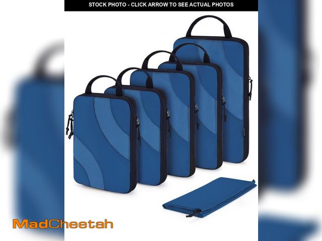 Lot 74-12303725 - BAGSMART Compression Packing Cubes for Travel, 6 Set Travel Packing Cubes for Suitcases, Compression...