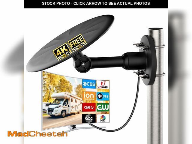 Lot 74-12708292 - 2025 Outdoor TV Antenna, Long Range HDTV Antenna for 4K 1080p Smart TVs, VHF/UHF Reception, Attic/Ou...