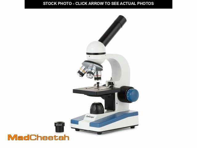 Lot 74-14044943 - AmScope M150C / M150C-I 40X-1000X All-Metal Optical Glass Lenses Cordless LED Student Biological Com...