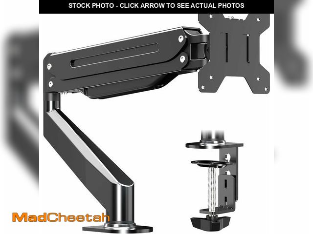 Lot 74-14272817 - Suptek Monitor Mount Gas Spring Monitor Arm Desk Mount Fully Adjustable Fits 17 20 22 23 24 26 27 32...