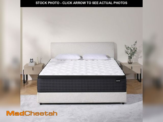 Lot 74-13645409 - DEHIJU Twin Size Mattress, 10 Inch Hybrid Memory Foam Twin Mattress in a Box, Individual Pocket Spri...
