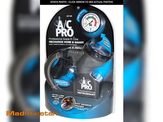 Lot 74-12421872 - Interdynamics AC Pro Car Air Conditioner Hose and Gauge for R134A Refrigerant, Recharge Cars &amp; T...
