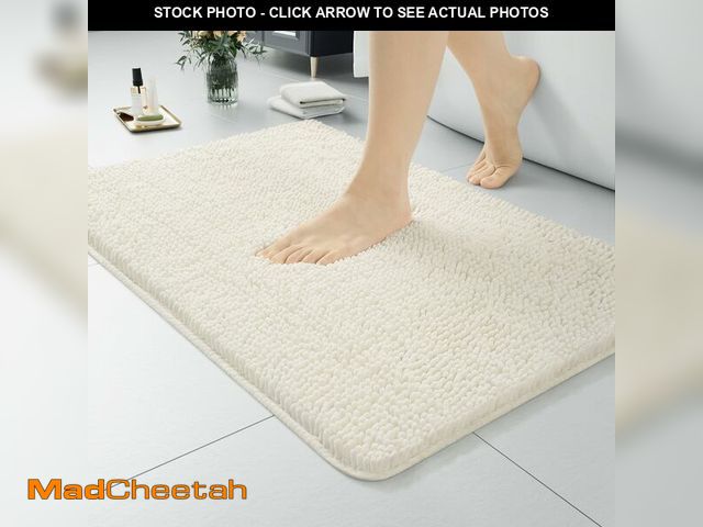 Lot 74-14149853 - LOCHAS Luxury Bathroom Rug Shaggy Bath Mat 24 x 17 Inch, Washable Non Slip Bath Rugs for Bathroom Sh...