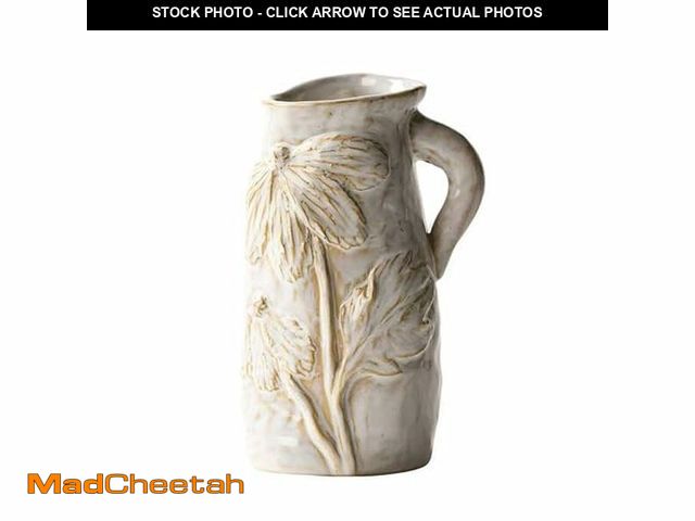 Lot 74-13548465 - Small Ceramic Vase for Flowers - Distressed Vintage Vase Decor,Modern Boho Ins Style Decorative Vase...