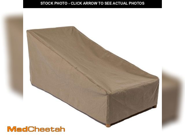 Lot 74-12746466 - Classic Accessories Duck Covers Essential 80 in. Tan Patio Chaise Lounge Cover - UNUSED