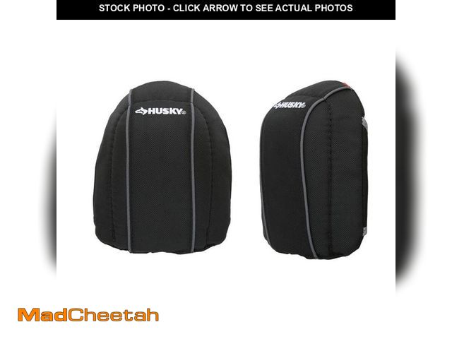 Lot 74-13691873 - Husky Fabric Cap Foam Non-Marring Knee Pads - UNUSED