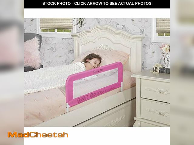 Lot 74-12664235 - Dream On Me Mesh Security Bed Rail - Toddler Safety Guard with breathable mesh, reinforced anchor sy...