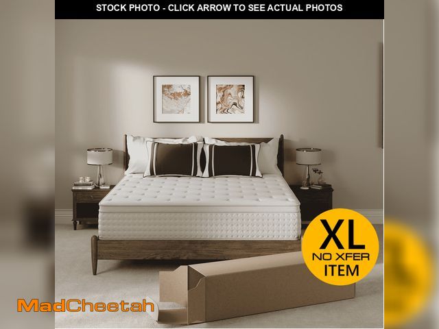 Lot 74-13765104 - White 12 inch Queen Size Hybrid Mattress in a Box, Memory Foam - UNUSED