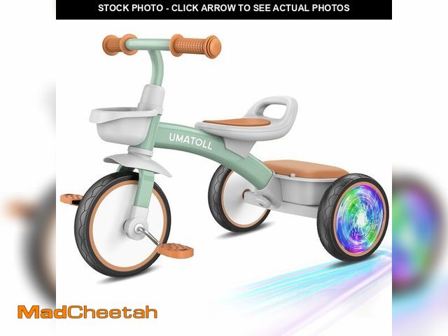 Lot 74-13631210 - Umatoll Toddler Tricycle for 18 Month to 4 Year Old Boys Girls,Toddler Bike Toys with Adjustable Sea...