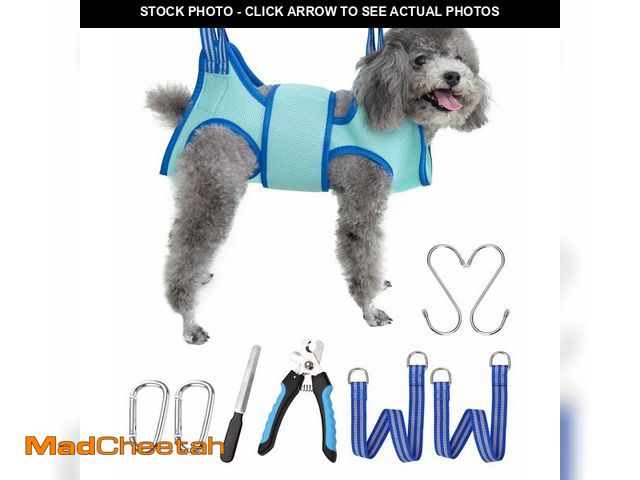 Lot 74-14210457 - Kkiimatt Dog Grooming Hammock, XS Size Hanging Harness Holder for Nail Clipping,Nail Trimming Hammoc...