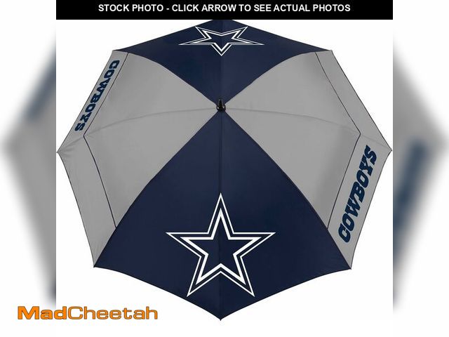 Lot 74-14582153 - Team Effort Dallas Cowboys 62" WindSheer Lite Golf Umbrella - USED