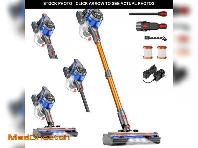 Lot 74-12433989 - BSNAW Cordless Vacuum Cleaner for Home - Powerful, 45Kpa Stick Vacuums Lightweight with Detachable B...