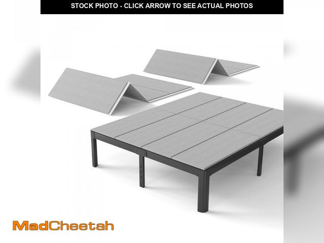 Lot 74-12514915 - ULIESC 8mm Bunkie Board Queen Size, Fully Assembled, Low Profile Bed Support - UNUSED