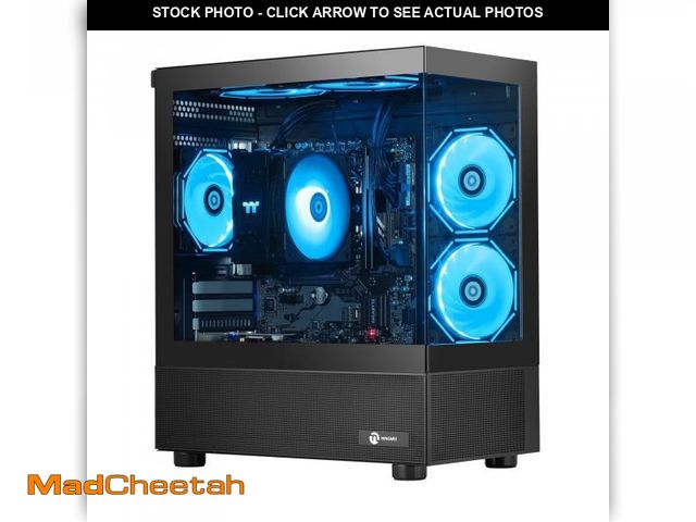 Lot 74-14608822 - Ningmei Lumishore Gaming PC AMD Ryzen 5 5600GT 16GB RAM 1TB SSD WiFi PC Gaming Black - USED