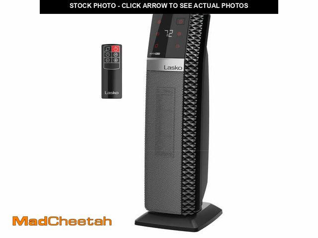 Lot 74-13693308 - *DIRTY* Lasko Elite Collection 1500W Ceramic Tower Space Heater with Tip-Over Switch, CT22445 *DIRTY...