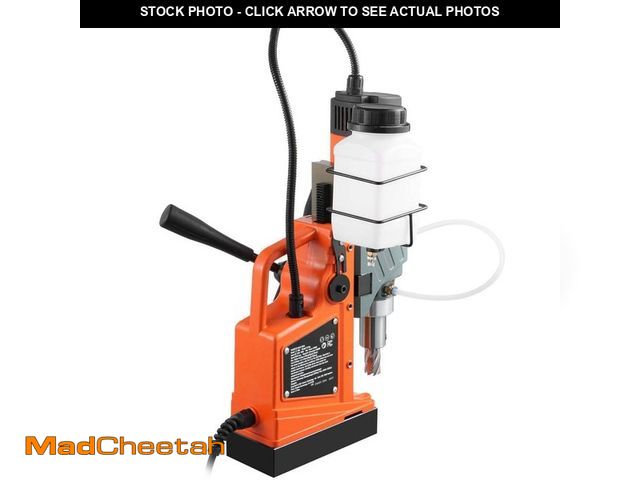 Lot 74-13868378 - VEVOR Magnetic Drill, 1450-Watt, 12500N 850 RPM Portable Electric Mag Drill Press with 1.57 in. Bori...