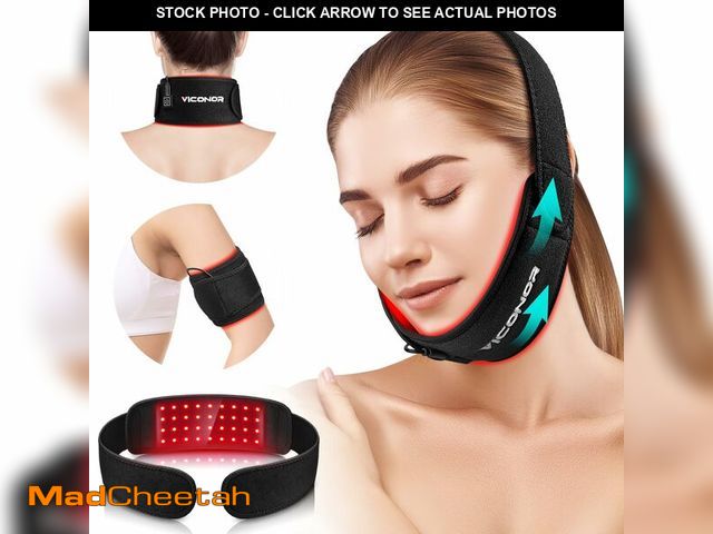 Lot 74-12716466 - Red Light Therapy for Neck, Near Infrared Light Therapy Belt Wearable Infrared Neck Wrap with Timer ...