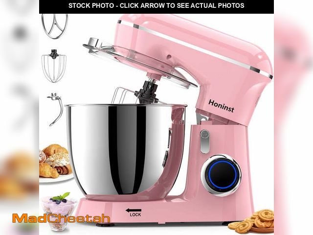 Lot 74-12763404 - Honinst 6.5 QT Electric Stand Mixer, 10+P Speeds Lightweight with Tilt-Head Kitchen Stand Mixer, Dou...