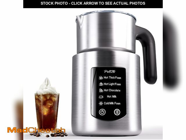 Lot 74-14151935 - PULZO Milk Frother and Steamer, 5-in-1 Automatic Electric Milk Frothers for Latte, Cappuccino &amp; ...