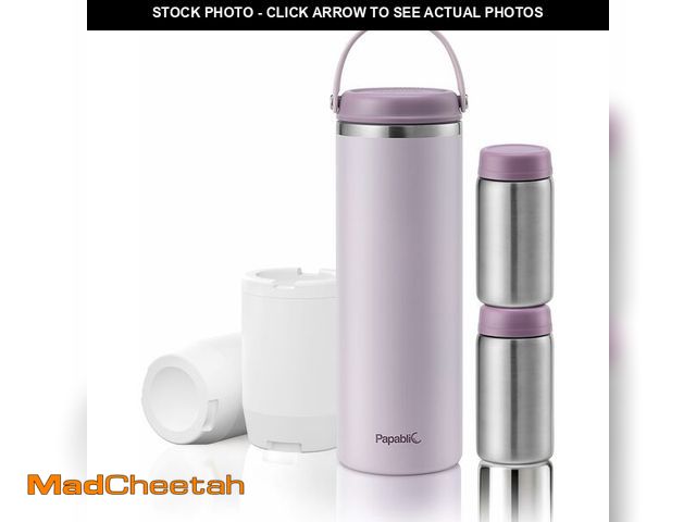 Lot 74-14151432 - Papablic 360ÃÂ° CapsuleChill Breastmilk Cooler for 36H Safe Storage, Stress-Free Portable Breast Mi...