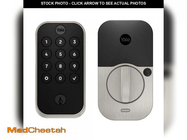 Lot 74-12517622 - Yale Assure Lock 2; Smart Door Lock with Bluetooth and Pushbutton Keypad; Satin Nickel - UNUSED