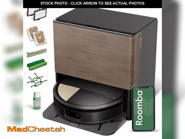 Lot 74-13582433 - iRobot Roomba Max 705 Combo Robot Vacuum &amp; Mop + AutoWash Dock - Extending Cleaning Roller Mop, ...