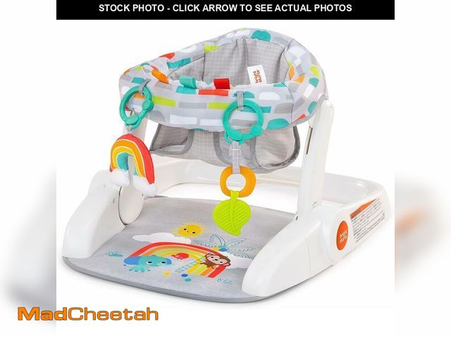 Lot 74-13793866 - Bright Starts Learn-to-Sit Baby Floor Seat, 2-Positions Grow with Infant, Portable Baby Chair, Inclu...