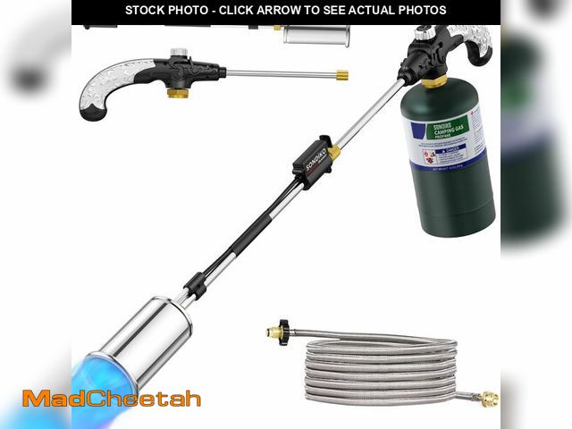 Lot 74-14589936 - Sondiko Propane Torch Weed Burner with 10 FT Hose, High Output Weed Torch - UNUSED