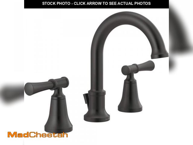 Lot 74-12517717 - Delta Chamberlain 8 in. Widespread 2-Handle Bathroom Faucet in Matte Black - UNUSED