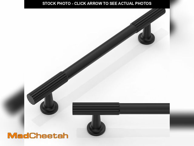 Lot 74-12717645 - Talentedeco 10 Pack Matte Black Cabinet Pulls 5 Inch(128mm) Kitchen Cabinet Handles Cabinet Hardware...