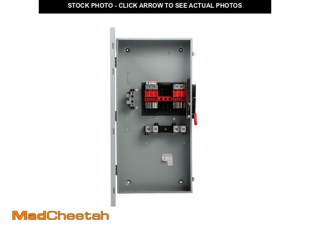 Lot 74-12165494 - Siemens Type VBII 400 Amp Single phase (120V/240V) Fusible Outdoor General-duty Safety switch Discon...