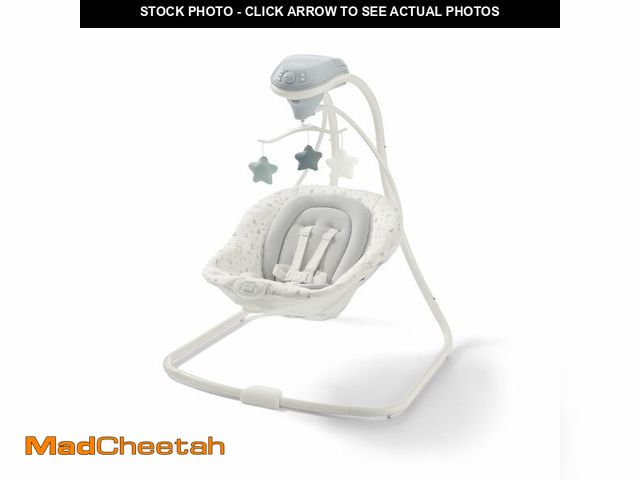 Lot 74-13767674 - Graco Simple Sway Portable Baby Swing for Infants, Newborn Swing with 15 Songs and Sounds, Great Gif...