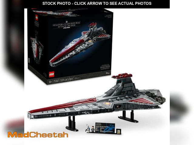 Lot 74-12802634 - LEGO Star Wars Venator-Class Republic Attack Cruiser, Ultimate Collector Series Building Set for Adu...