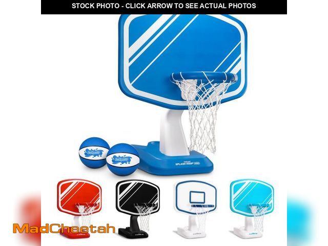 Lot 74-12247184 - GoSports Splash Hoop PRO Swimming Pool Basketball Game - Includes Poolside Water Basketball Hoop, 2 ...