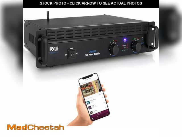 Lot 74-14357882 - (MISSING POWER CABLE) Professional Audio Bluetooth Power Amplifier - 2-Channel Rack Mount Bridgeable...