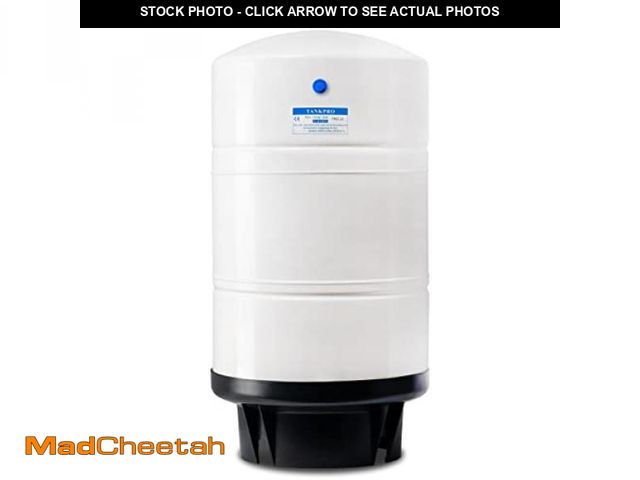 Lot 74-12096263 - iSpring T20M 20 Gallon Pre-Pressurized Tank for Reverse Osmosis (RO) Systems with 14 gallons of Wate...
